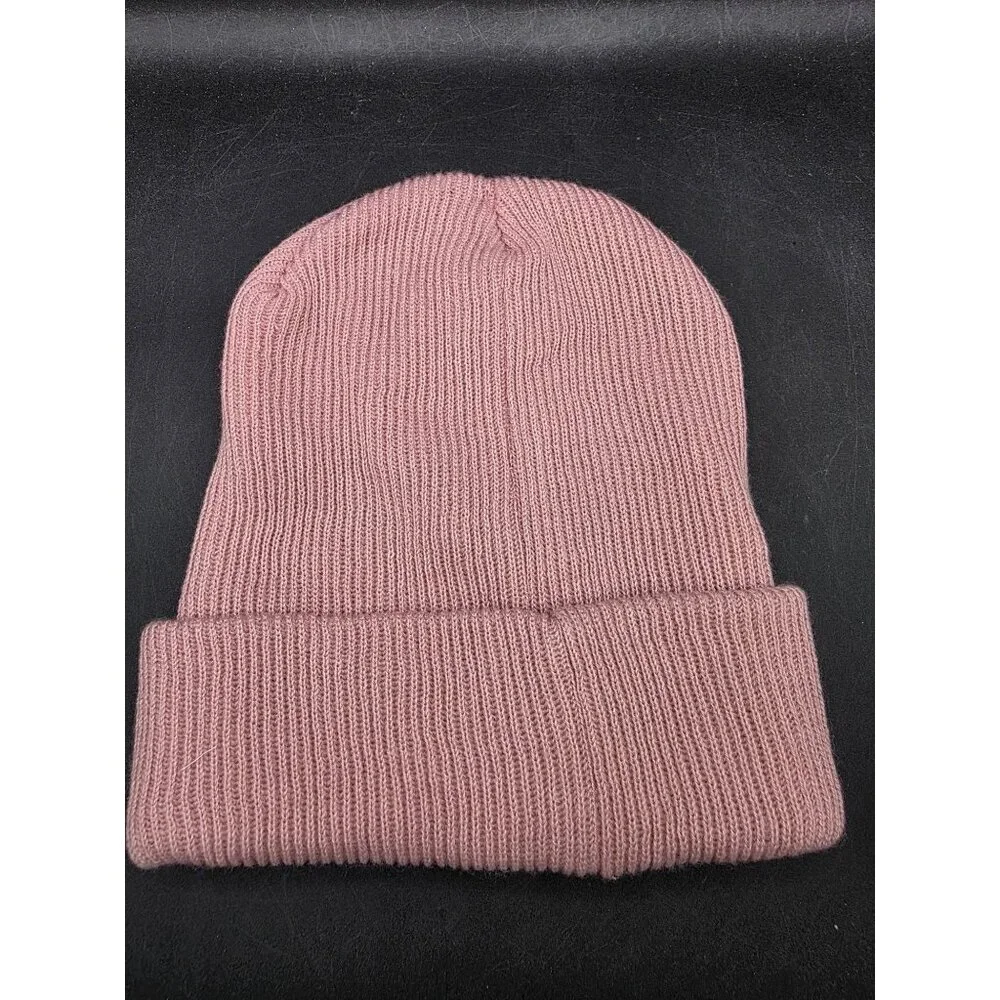 Pokemon Eevee Pink Knit Beanie Hat Soft Folded Cuff Design Accessories With Tag